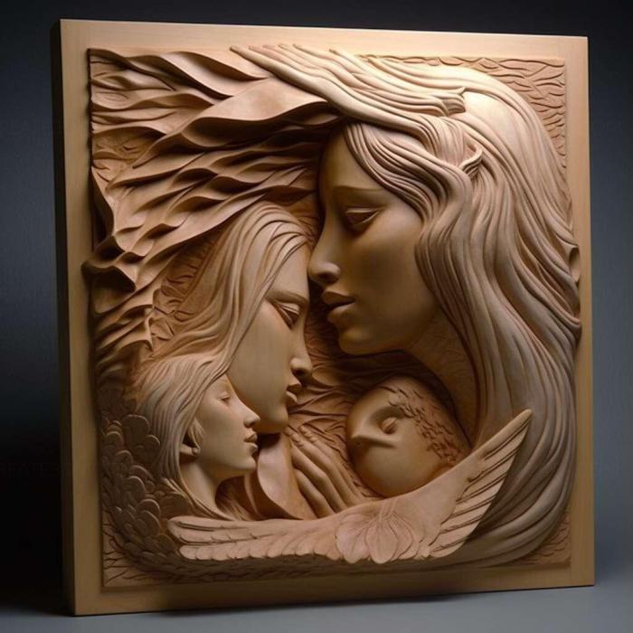 نموذج ثلاثي الأبعاد لآلة CNC 3D Art 